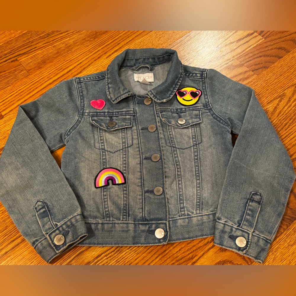 Place - Patch Denim Jacket